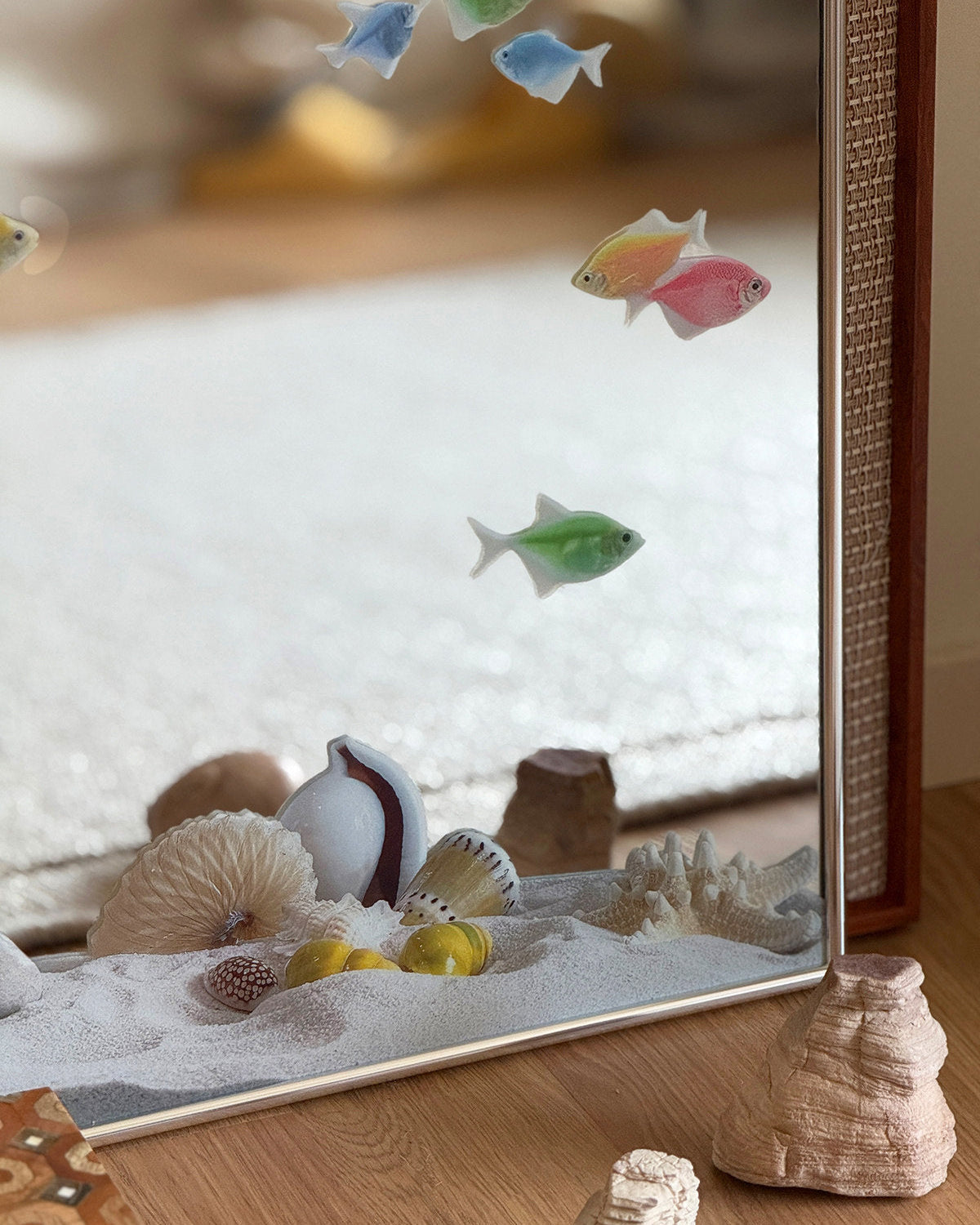 Ocean Fish Mirror Wall Art