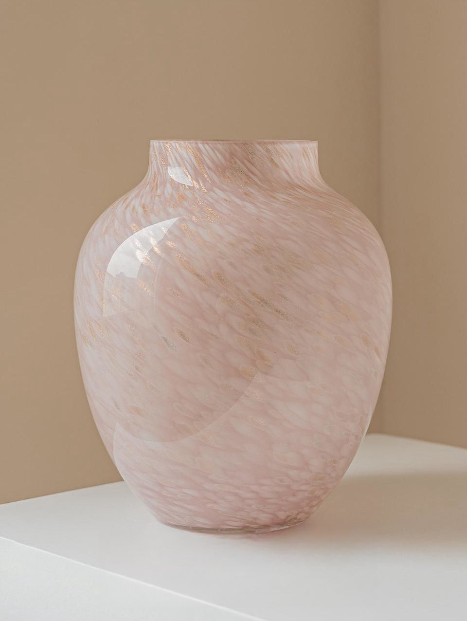 Foggy Handcrafted Glass Vase