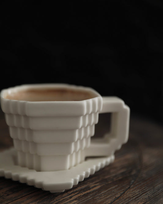 Pixel Stack Ceramic Cup Set