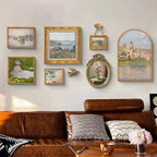 Elegant Vintage 8-Piece Art