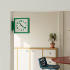 Square View Double-Sided Clock