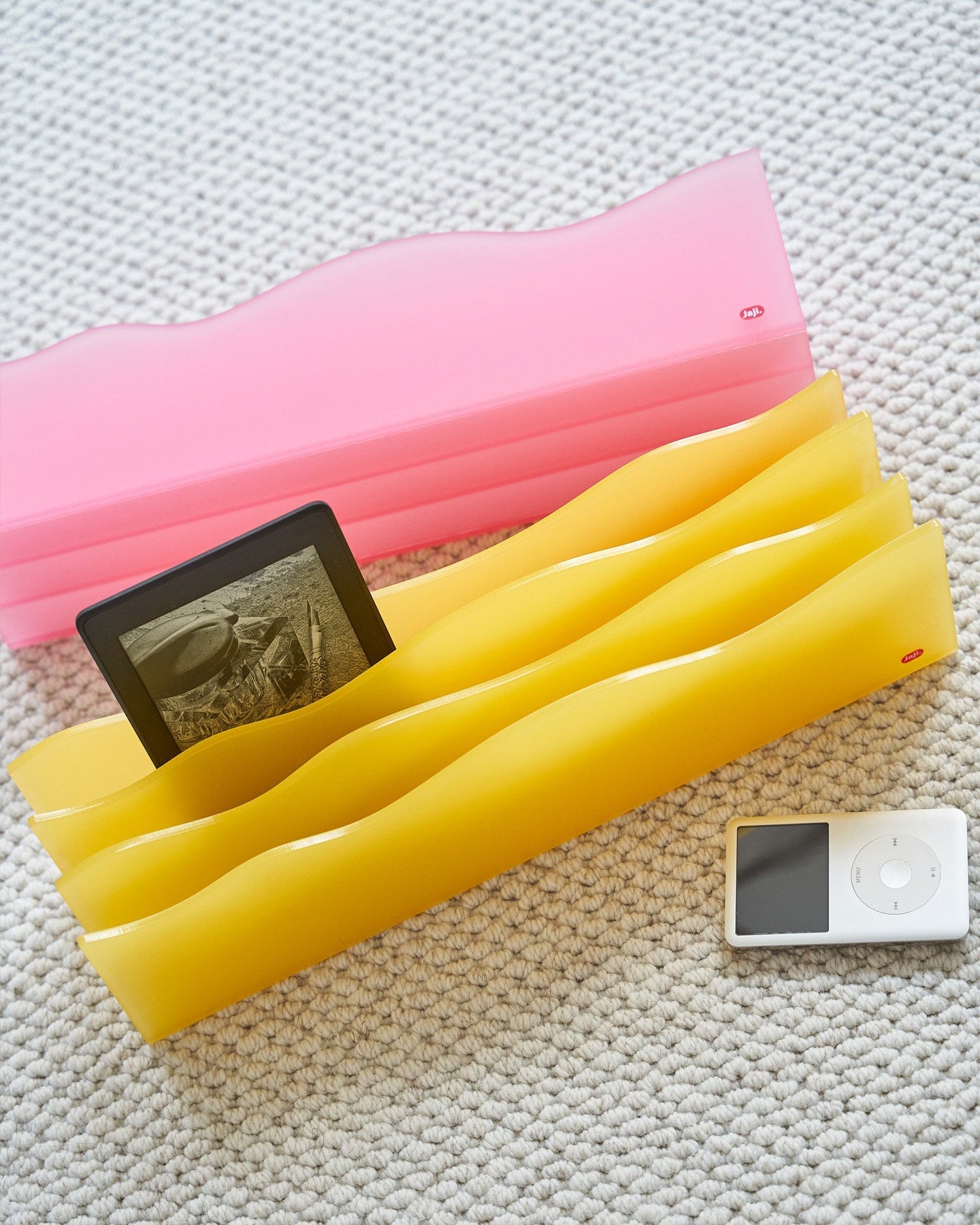Wave Acrylic Magazine Organizer