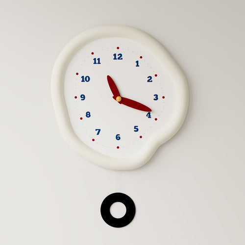 Asymmetrical Drip Clock