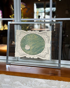 Vintage Lace Glass Wall Art
