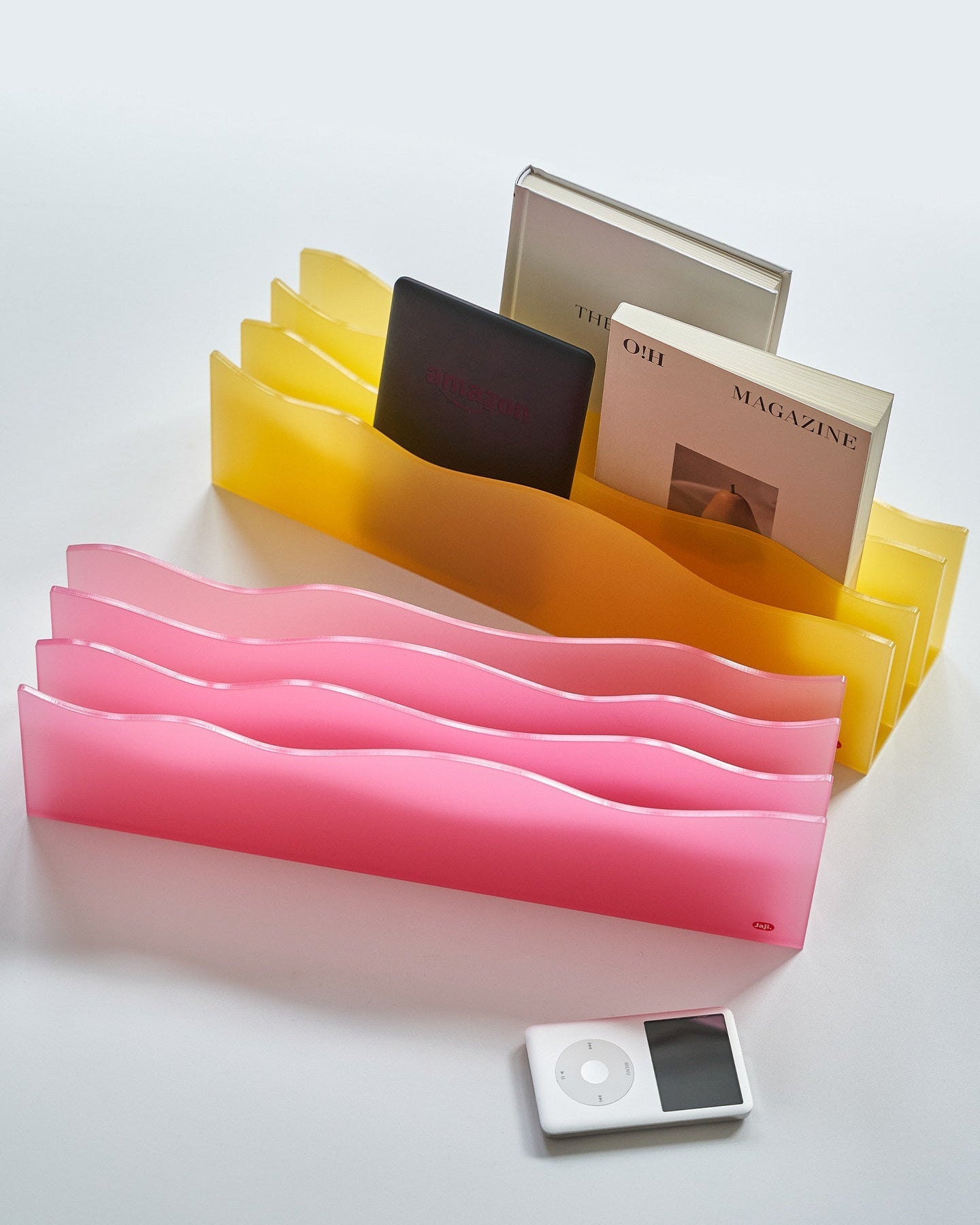 Wave Acrylic Magazine Organizer