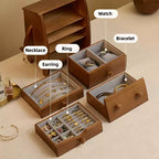 Robot Solid Wood Jewelry Box