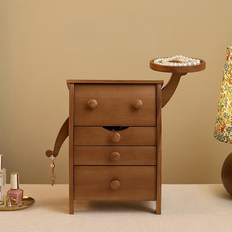 Robot Solid Wood Jewelry Box