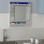 Retro Pixel Style Mirror