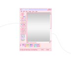 Retro Pixel Style Mirror
