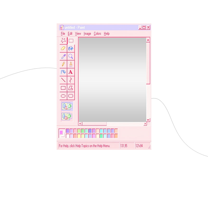 Retro Pixel Style Mirror