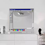 Retro Pixel Style Mirror