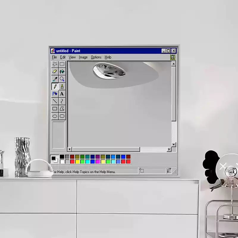 Retro Pixel Style Mirror