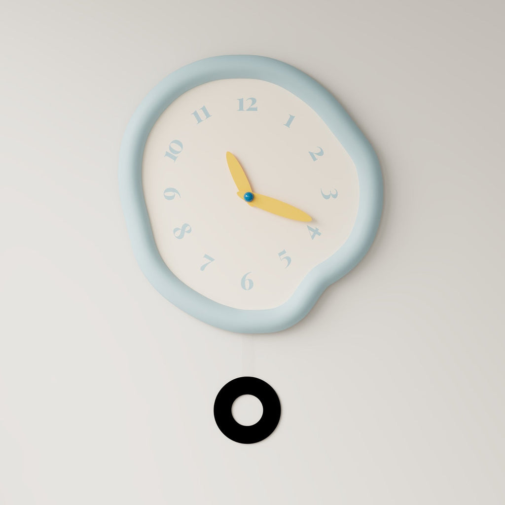 Asymmetrical Drip Clock