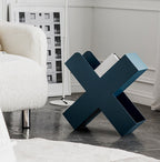 X-Shaped Metal Bookshelf