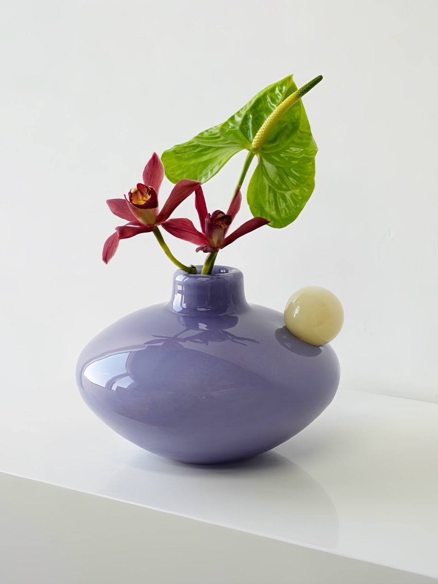 Jelly Bean Turnip Vase - Whimsical Dopamine Table Setting Centrepiece