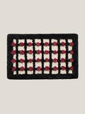 Retro Dotted Bath Rug, Ultra Soft, Absorbent & Anti-slip