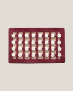 Retro Dotted Bath Rug, Ultra Soft, Absorbent & Anti-slip